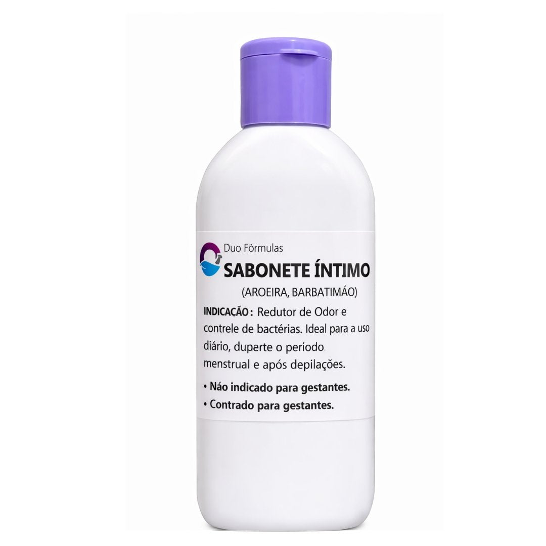 Sabonete Íntimo Aroeira e Barbatimão | Controle de Odor e pH | Higiene Íntima Feminina 200ml