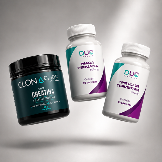 Kit Maromba — Creatina Clonapure + Tribullus + Maca Peruana | Manipulado