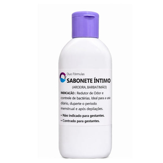 Sabonete Íntimo Aroeira e Barbatimão | Controle de Odor e pH | Higiene Íntima Feminina 200ml