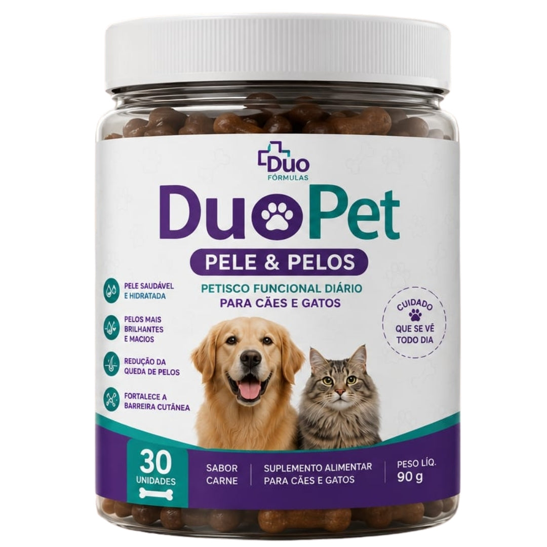 Duo Pet - Pele & Pelos c/30 unidade