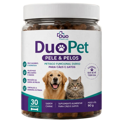 Duo Pet - Pele & Pelos c/30 unidade