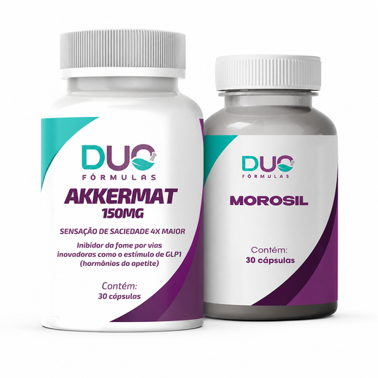Kit Saciedade & Redução de Medidas – AKKERMAT® + Morosil®