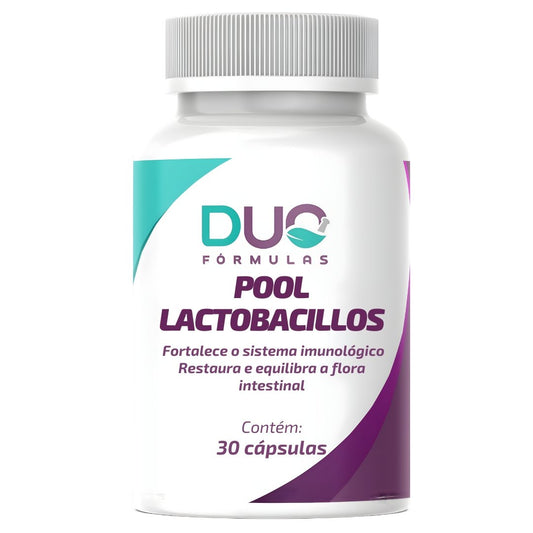 Pool Lactobacillus – Probióticos + Fibras para Saúde Intestinal | 30 Cápsulas